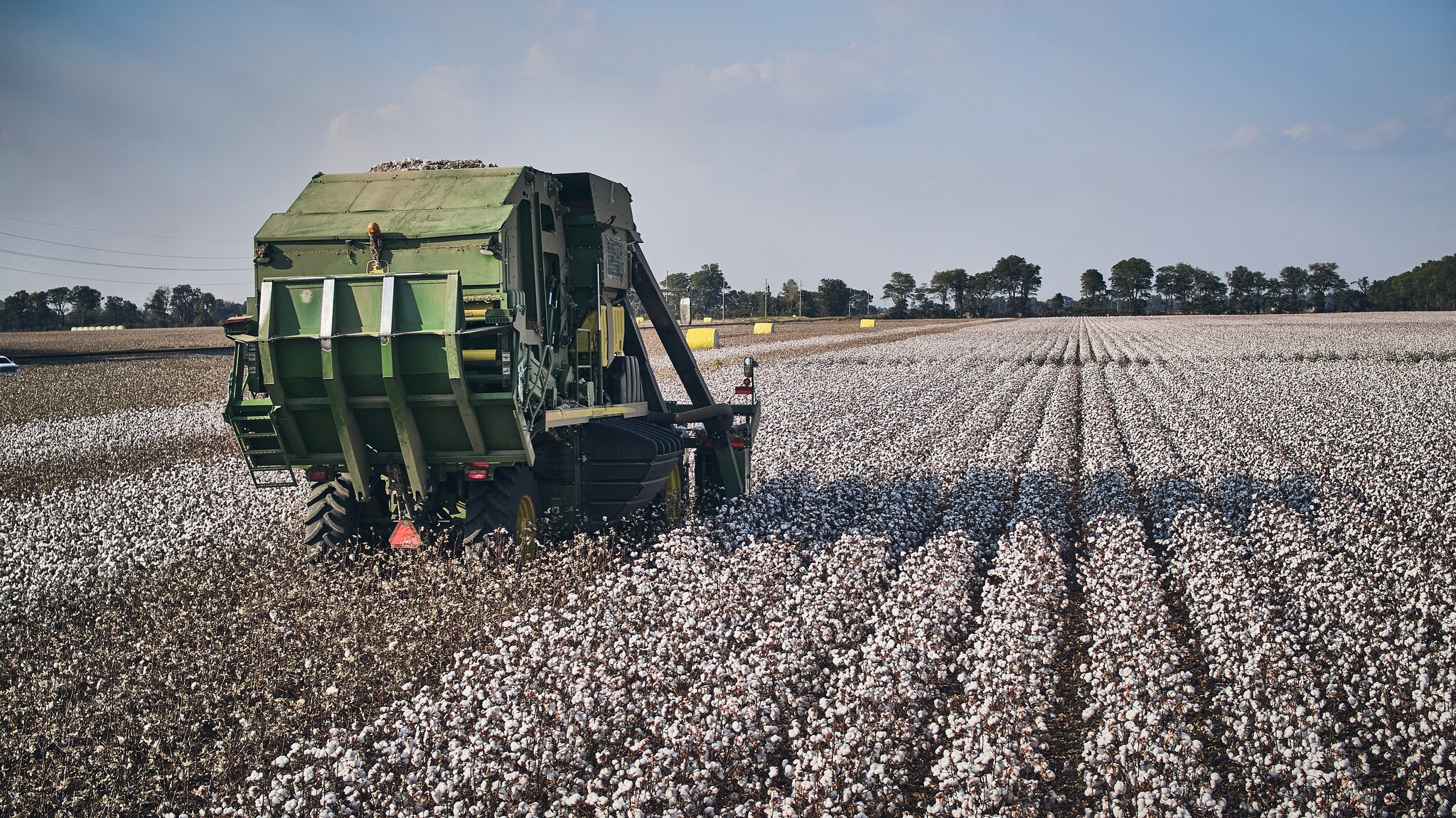 cotton harvester in Missouri